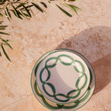 Eliá Ceramic Main Plate, Sea Green, Set of 4