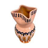 Rosa Ceramic Double Pinch Vase