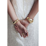 LO X ALEX AND TRAHANAS Large Chifferi Cuff, Brass