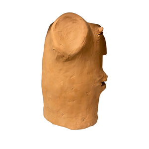 Ceramic Head Sculpture, Terracotta, Puglia, Italy - Luciano