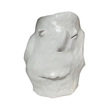 Load image into Gallery viewer, Ceramic Head Sculpture, White, Puglia, Italy - Antonio