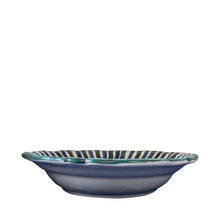 Load image into Gallery viewer, Lido Ceramic Pasta Bowl, Sea green &amp; blue - Puglia, Italy