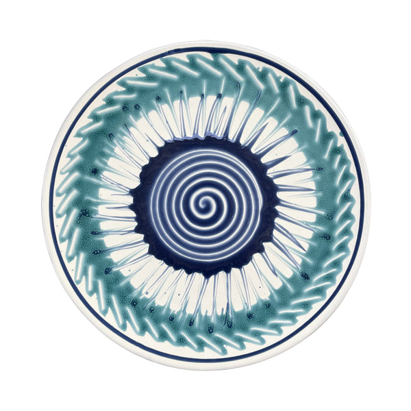 Ocean Swell Ceramic Serving Plate - Puglia, Italy