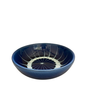 Sun Ceramic Bowl, Blue - Puglia, Italy