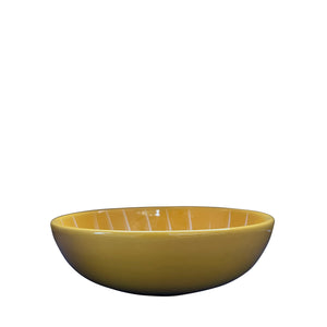 Sun Ceramic Bowl, Yellow - Puglia, Italy