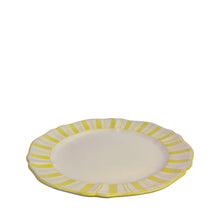 Load image into Gallery viewer, Molto Stripe Dinner Plate, yellow - Puglia, Italy