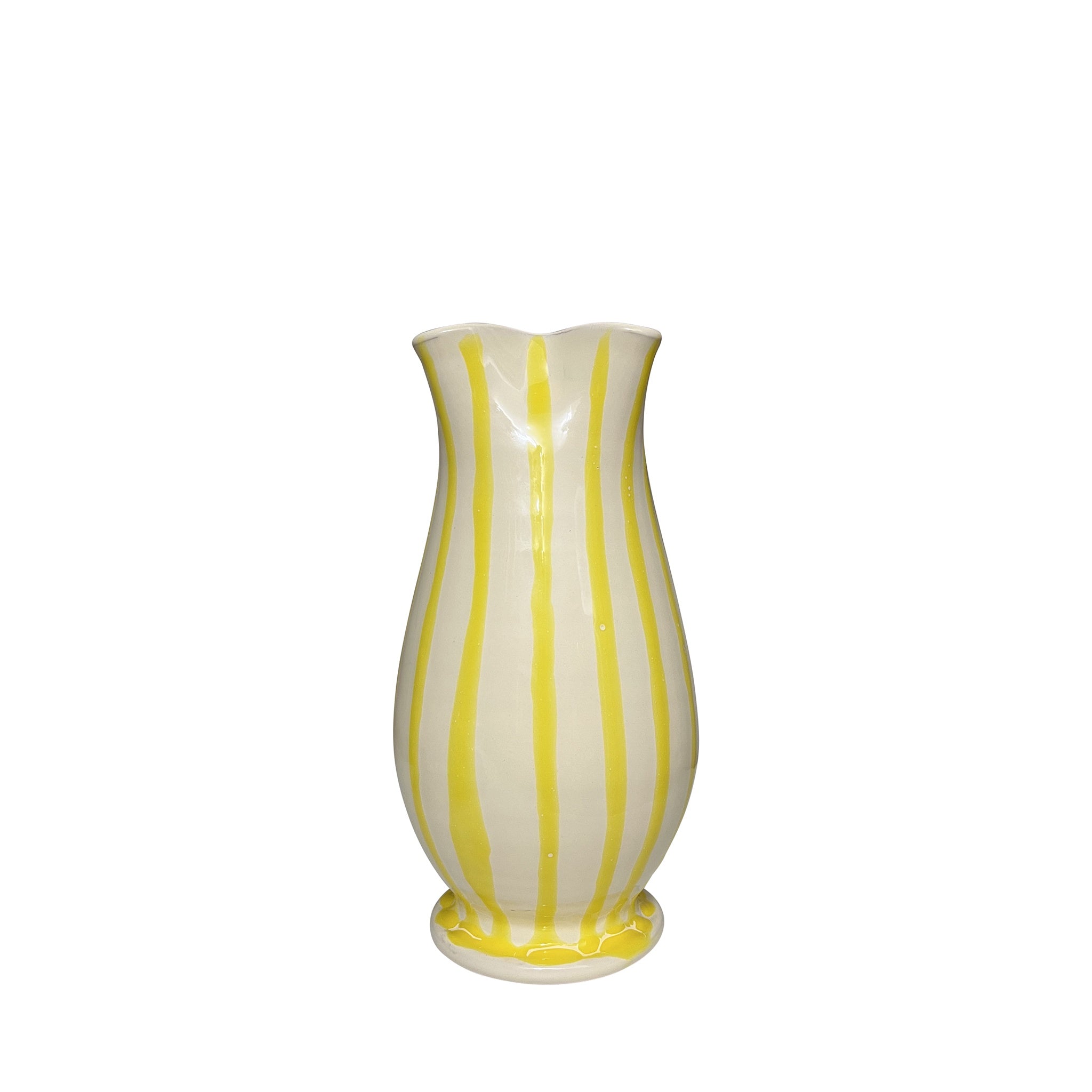 Juice Wide vase 22 cm, yellow