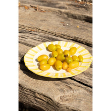 Load image into Gallery viewer, Molto Stripe Main Plate, Bright Yellow - Puglia, Italy