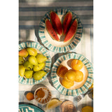Molto Stripe Pasta Bowl, Baltic Blue