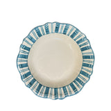 Molto Stripe Pasta Bowl, Baltic Blue