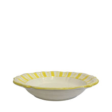 Load image into Gallery viewer, Molto Stripe Pasta Bowl, Bright Yellow - Puglia, Italy