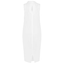 Load image into Gallery viewer, Aloe Vera-Infused Italian Linen Summer Silhouette Dress, White