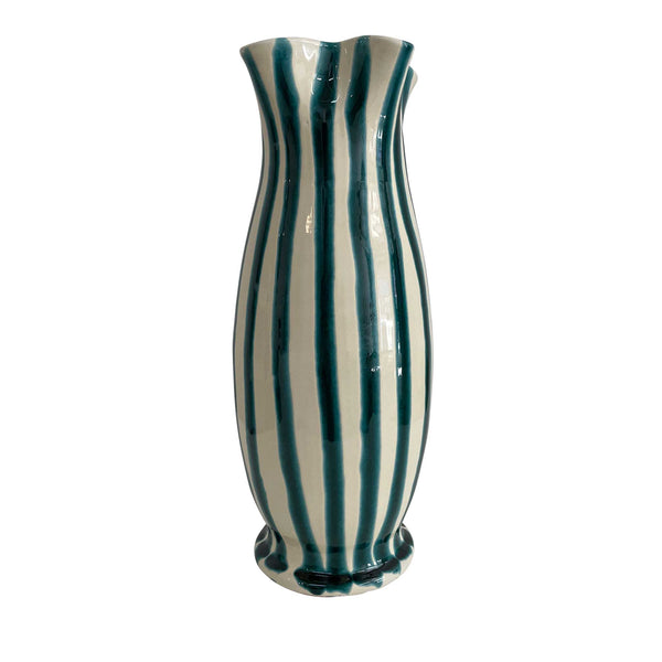 Lido Ceramic Pinch Vase - Puglia, Italy