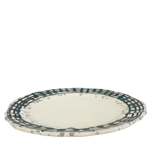 Perosa Ceramic Main Plate - Puglia, Italy