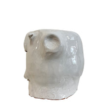 Load image into Gallery viewer, Ceramic Head Sculpture, White, Puglia, Italy - Enzo