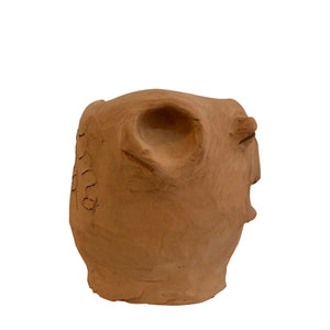 Ceramic Head Sculpture, Terracotta, Puglia, Italy - Francesco