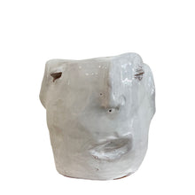 Load image into Gallery viewer, Ceramic Head Sculpture, White, Puglia, Italy - Gio