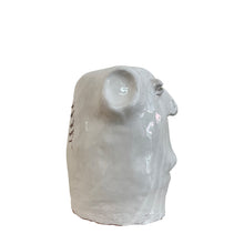 Load image into Gallery viewer, Ceramic Head Sculpture, White, Puglia, Italy - Luca