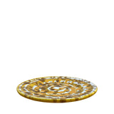 Spirale Ceramic Dessert & Side Plate, Yellow