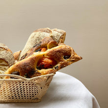Load image into Gallery viewer, Woven Raffia Bread Basket, Rettangolo  - Ischia, Italy