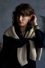 Load image into Gallery viewer, SARA LANZI X ALEX AND TRAHANAS knit jumper - green and cream stripe
