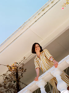 Ischia shirt dress, fruttivendelo stripe