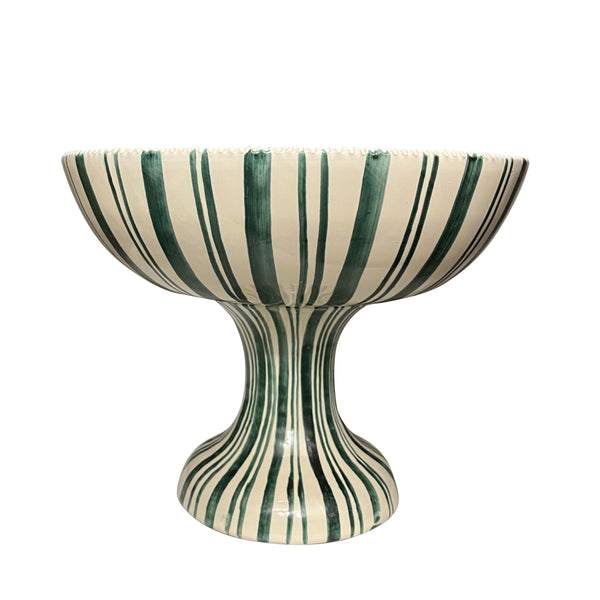 Molto Fruit Bowl Stand, Green Stripe – ALEX AND TRAHANAS