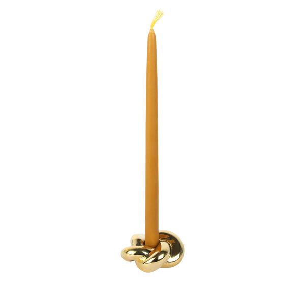 Louise Olsen X ALEX AND TRAHANAS Corda Candle-holder, brass