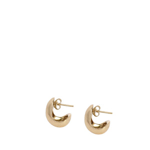 LOUISE OLSEN X ALEX AND TRAHANAS Chifferi hoop earrings, gold tone - piccolo (extra small)