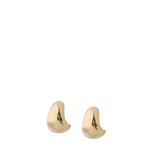 Load image into Gallery viewer, LOUISE OLSEN X ALEX AND TRAHANAS Chifferi hoop earrings, gold tone - piccolo (extra small)