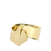 Load image into Gallery viewer, LO X ALEX AND TRAHANAS Gold-tone Olive Leaf Bangle - regular fit
