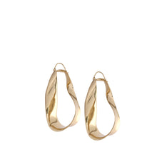Load image into Gallery viewer, LO X ALEX AND TRAHANAS Gold-tone Large Olive Leaf Earrings