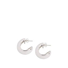 Load image into Gallery viewer, LOUISE OLSEN X ALEX AND TRAHANAS Silver Chifferi hoop earrings - small